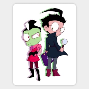 Zim and Dib Magnet